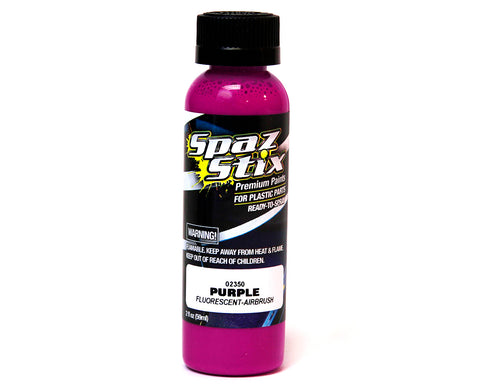 Purple Fluorescent Airbrush Paint, 2oz