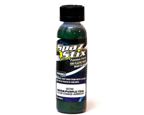 Color Change Airbrush Paint Green/Purple/Teal, 2oz