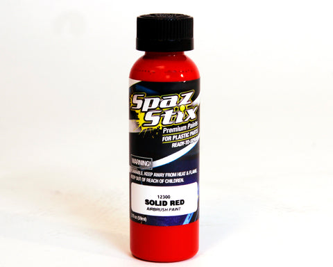 Solid Red Airbrush Ready Paint, 2oz