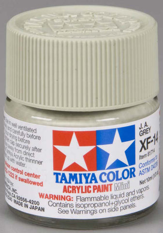 XF-14 Acrylic Paint, JA Gray, Mini, 1/3 oz