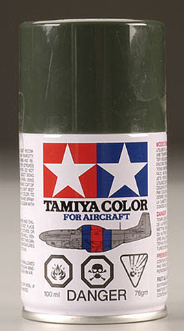 AS-24  Lacquer Spray Paint, Dark Green