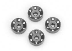 Machined Aluminum Wheel Washers, Gray