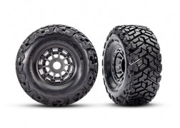 L&R Maxx Slash Belted Tires & Wheels, Gray (2)