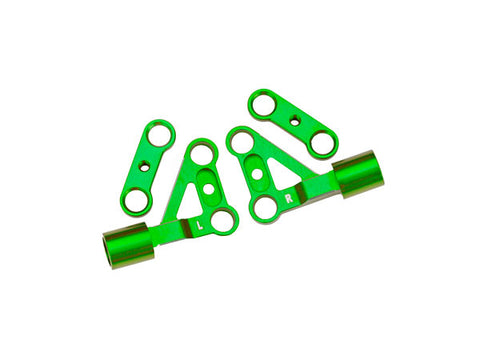 Aluminum Front Upper Suspension Arms, Green