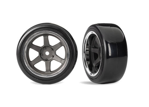 Drift 1.9" Tires & Wheels w/ Chrome Rim (2)