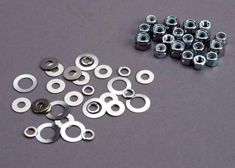 Traxxas 1252 Lock Nut & Washer Set