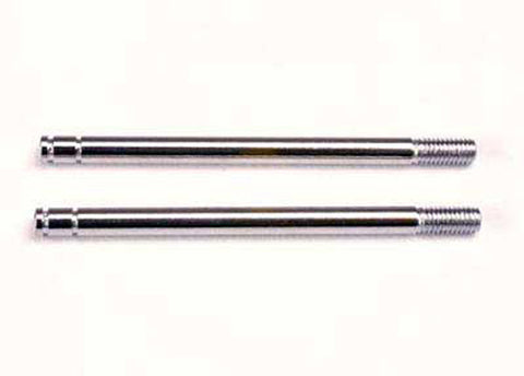 Traxxas 1664 Long Shock Shafts, Steel, Chrome