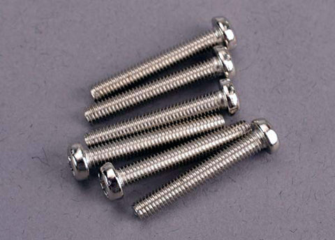 Traxxas 2566 Roundhead Machine Screws, 3x20mm