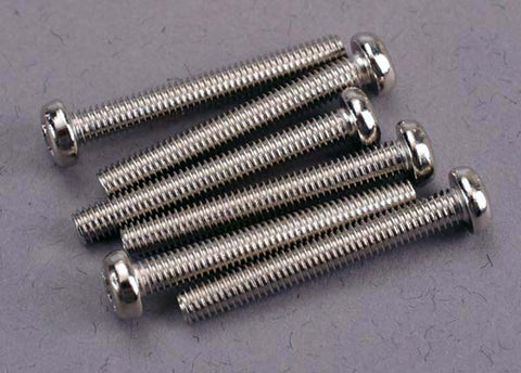 Traxxas 2567 Roundhead Machine Screws, 3x23mm