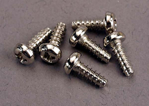 Roundhead Self-tapping Screws, 3x8mm