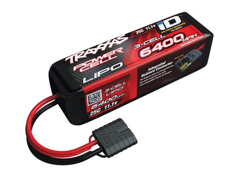 Power Cell 3S Lipo Battery, 25C 6400mAh