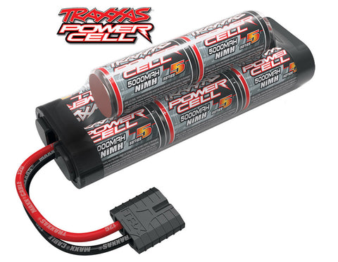 Power Cell 8C 9.6v NiMH Battery 5000mAh, Hump