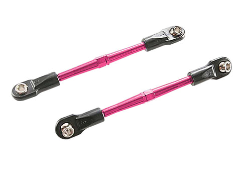 Aluminum Turnbuckles w/ Rod Ends, 59mm, Pink