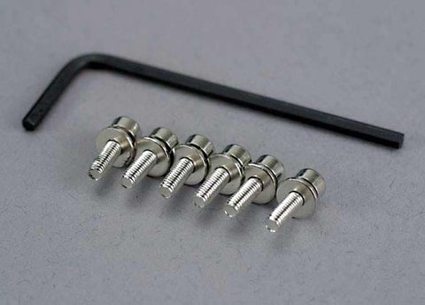 Traxxas 3159 Caphead Machine Screws & Wrench, 3x10mm