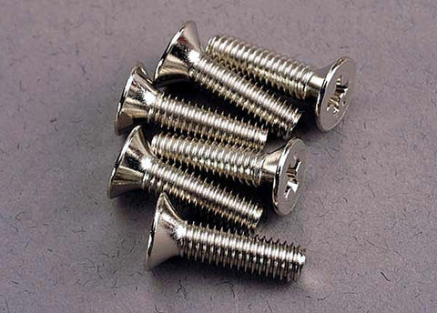 Traxxas 3167 Countersunk Machine Screws, 4X15mm