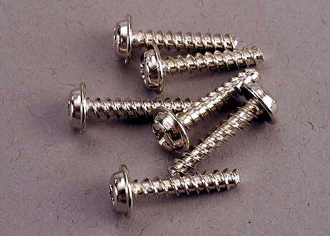 Traxxas 3288 Washerhead Self-Tapping Screws, 3x15mm