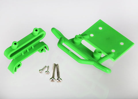 Traxxas 3621A Front Bumper & Mount, Green