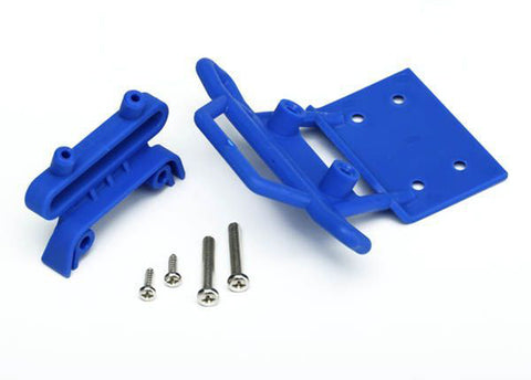 Traxxas 3621X Front Bumper & Mount, Blue