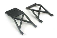 Traxxas 1/10 Craniac 2WD Black Front Bumper, Skids & Wheelie Mount