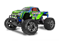 TRA36254-8-GRN 36254-8-GRN Stampede HD 1/10 2WD Monster Truck RTR, Combo, Green