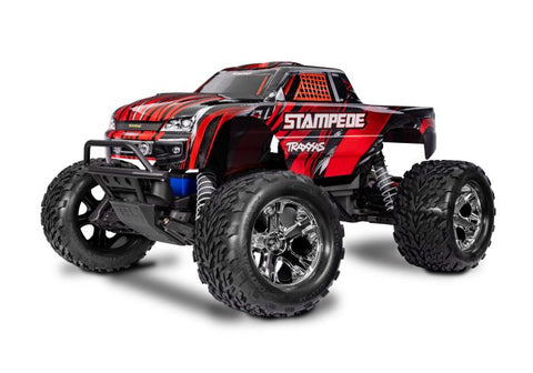 Stampede HD 1/10 2WD Monster Truck RTR, Combo, Red