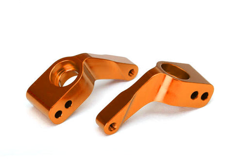 Aluminum Stub Axle Carriers w/ Bearings, Orange