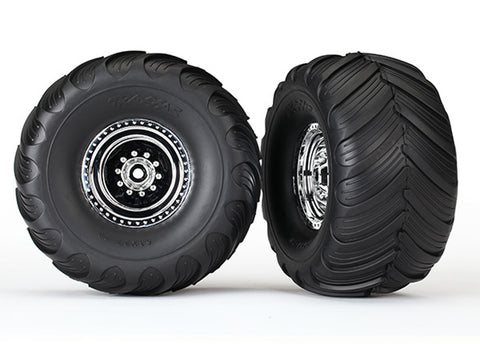 Terra Groove Dual Profile Tires & Wheels, Chrome