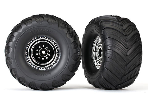 Terra Groove Dual Profile Tires & Wheels, Chrome