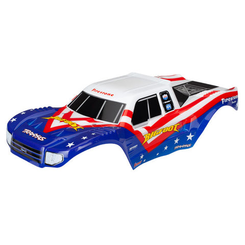 Bigfoot Body, Painted, Red, White & Blue