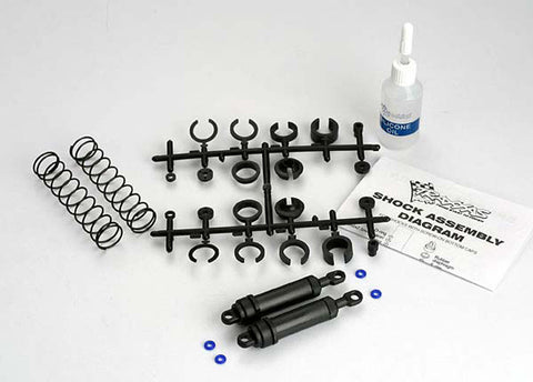 Rear XX-Long Shocks, Unassembled, Black