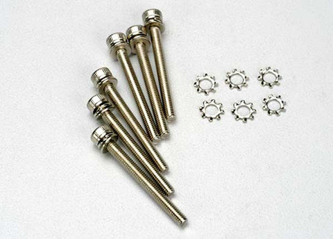 Traxxas 3963 Cap Head Machine Screws, 3x28mm