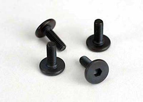 Traxxas 4859 Flat Head Machine Screws, 3x10mm