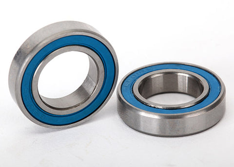 Ball Bearings, Blue Rubber Sealed, 12x21x5mm