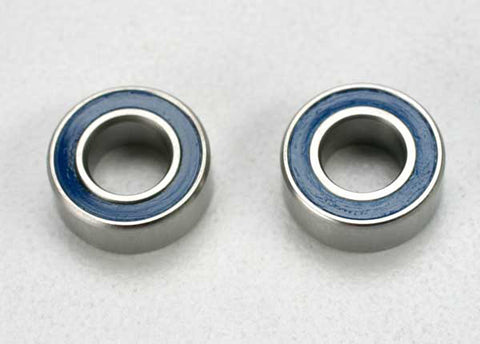 Traxxas 5115 Ball Bearings, Blue Rubber Sealed, 5x10x4mm