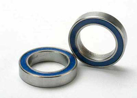 Ball Bearings, Blue Rubber Sealed, 12x18x4mm