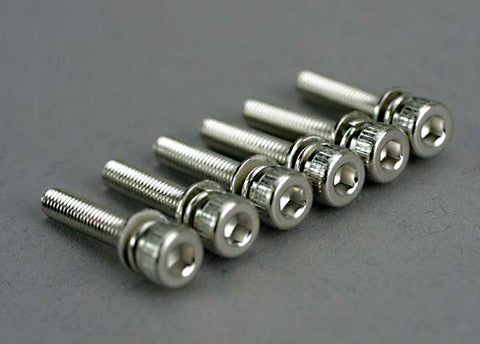 Traxxas 5142 Caphead Machine Screws, 3x15mm