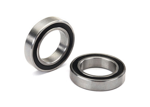 Ball bearing, black rubber sealed (20x32x7mm) (2)