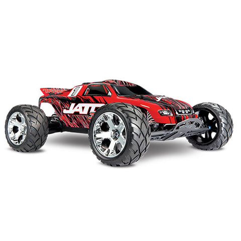 Traxxas 55077-3-REDX Jato 3.3 Nitro 1/10 2WD Stadium Truck RTR, w/ TSM, Red