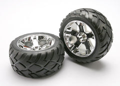 Traxxas 1/10 Jato Anaconda Tires & 12mm Hex All Star Wheels