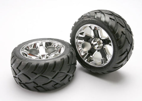 Anaconda Tires, All-Star 2.8" Wheels, Chrome, Nitro