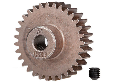 Steel Pinion Gear, 0.8 Metric Pitch, 31T