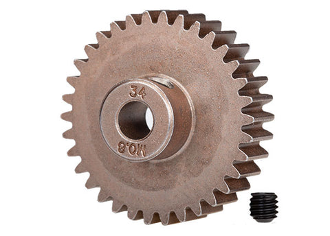 Steel Pinion Gear, 0.8 Metric Pitch, 34T