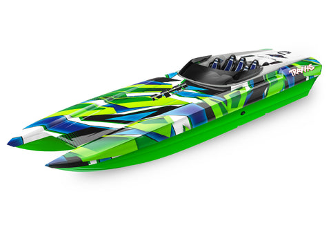 Traxxas 57046-4-GRNR DCB M41 Widebody 40in  Boat RTR, w/ TSM, Green