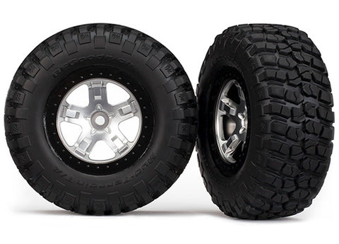 Mud-Terrain Tires, SCT Wheels, Satin Chrome