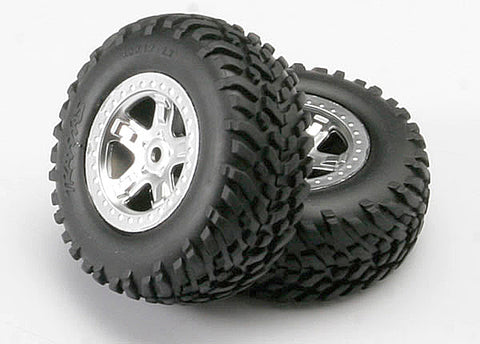 SCT Off-Road Tires, SCT DP Wheels, Satin Chrome