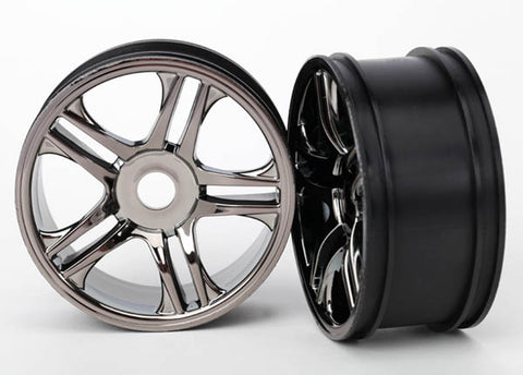 SS Wheels, Black Chrome, Rear