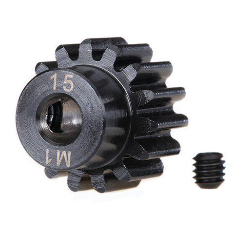 Steel Pinion Gear, 1.0 Metric Pitch, 15T