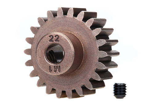 Pinion Gear, 1.0 Metric Pitch, 22T