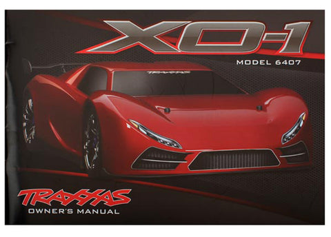 Traxxas 6499 XO-1 Owner's Manual