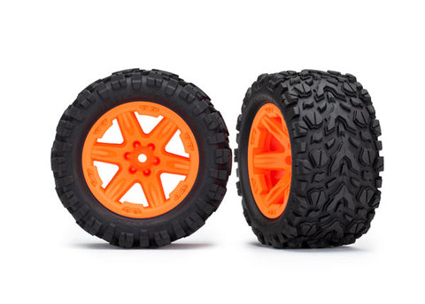 Talon Extreme Tires, RXT Wheels, Orange